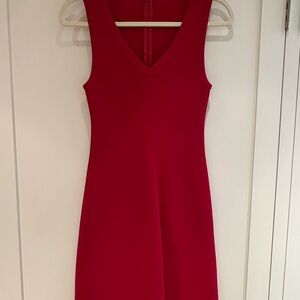 Alaia Red Sleeveless Dress